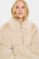 Elsie Faux Fur Jacket | Cream