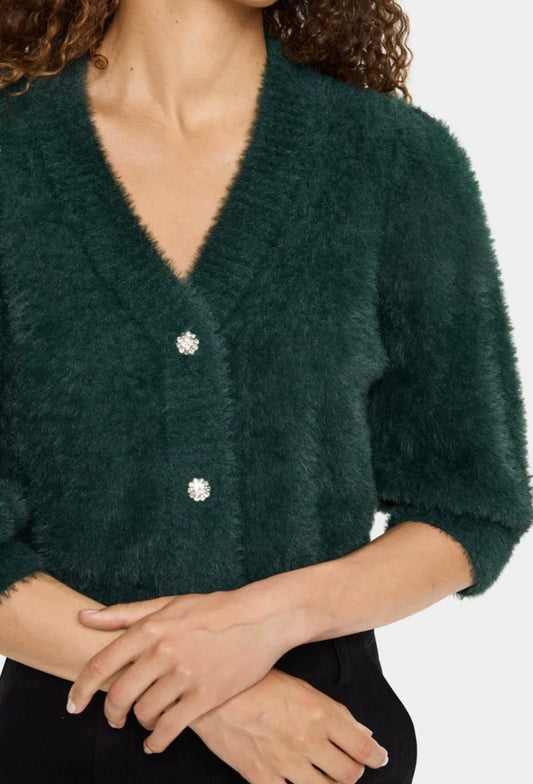 Banni Cardigan | Bottle Green