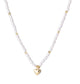 Heart Necklace | Pearl & Gold