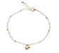 Heart Bracelet | Pearl & Gold