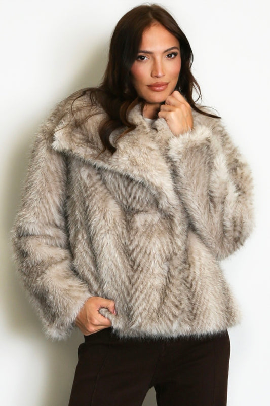 Harriet Faux Fur | Beige