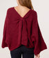 Jenny Bow Jumper | Burgandy