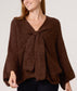 Jenny Bow Jumper | Chocolate