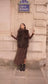 Jodie Faux Fur Gilet | Chocolate