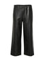 Dana Faux Leather Pants | Black