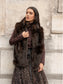 Jodie Faux Fur Gilet | Chocolate