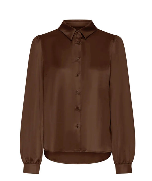 Michelle Blouse | Chocolate