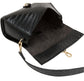 Flap Over Shoulder Bag | Black