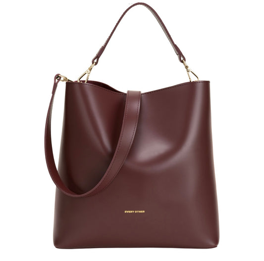 Portrait Tote Bag | Burgandy
