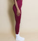 High Waisted Tummy Support Leggings | Burgandy