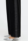 Valentina Velvet Side Stripe Pants | Black