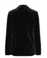 Valentina Velvet Blazer | Black
