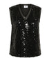 Luciana Sequin Top | Black