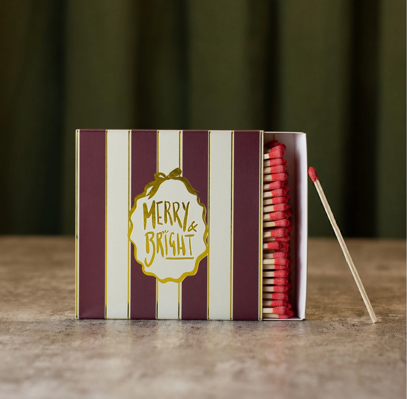 Merry and Bright Christmas Matches