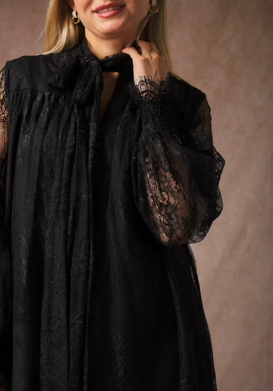 Camille Lace Dress | Black