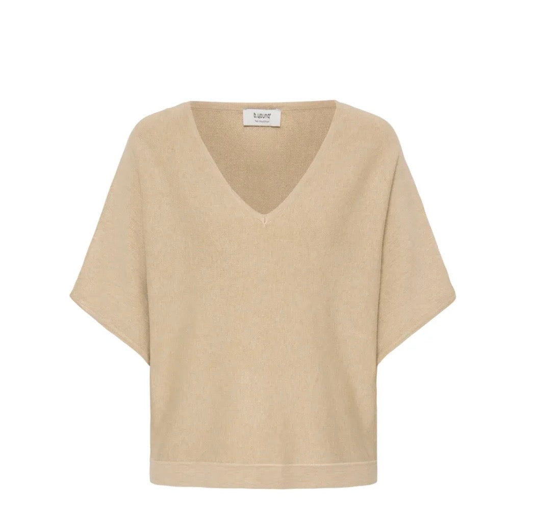 Mimi Knitted  Top | Champagne