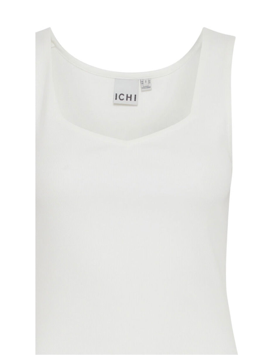 Ella Vest Top | White