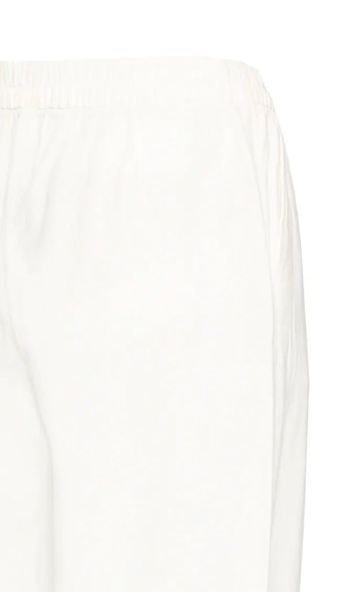 Claire Linen Mix Trousers | White