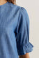Maria Frill Shirt | Chambray