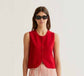 Isabella Top | Red