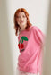 Cherry Sweatshirt | Bubblegum Pink