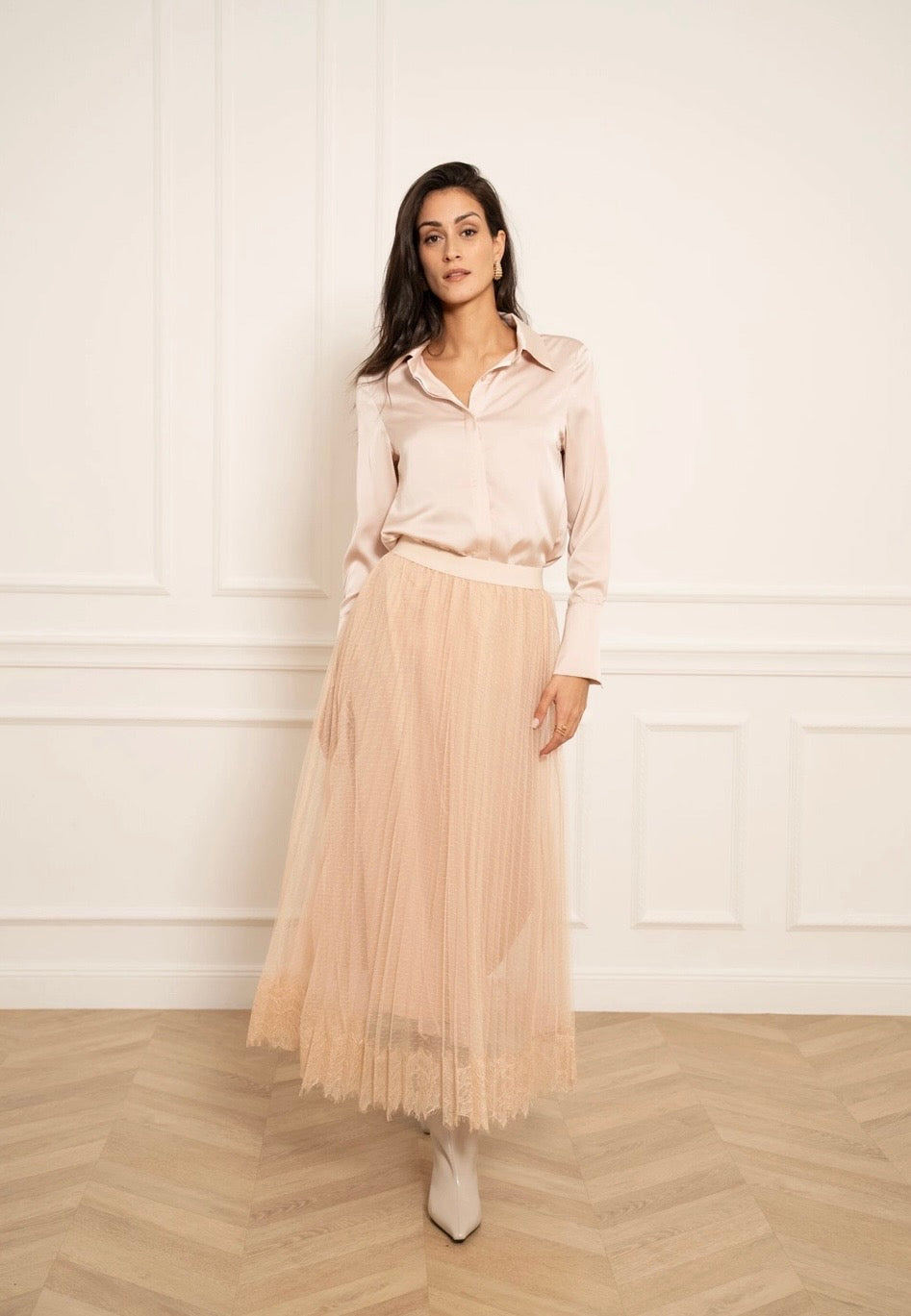 Jessica Tulle Skirt | Rose