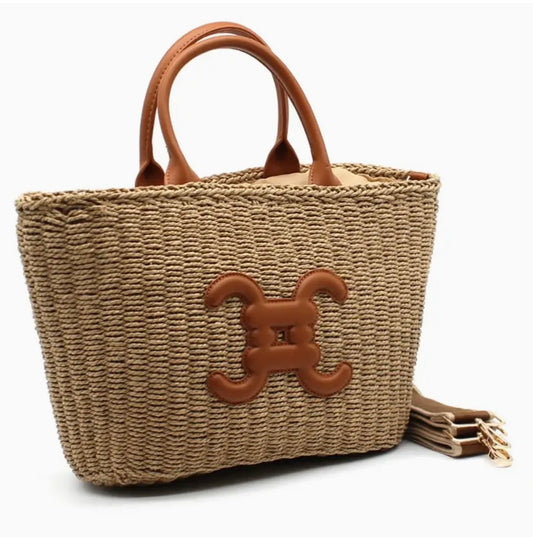 Logo Basket Bag