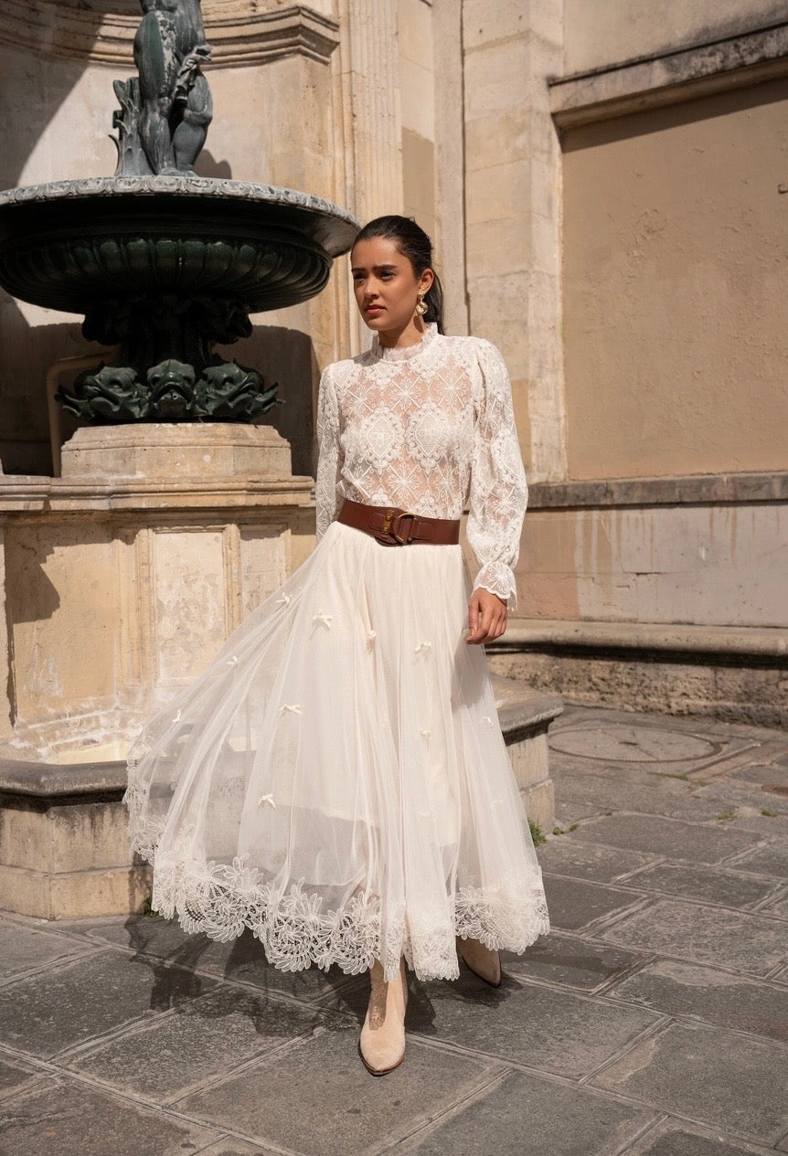 Birthday Skirt | Ecru