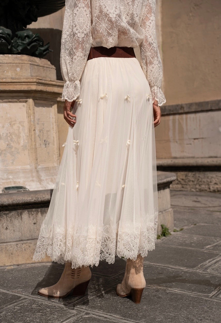 Birthday Skirt | Ecru