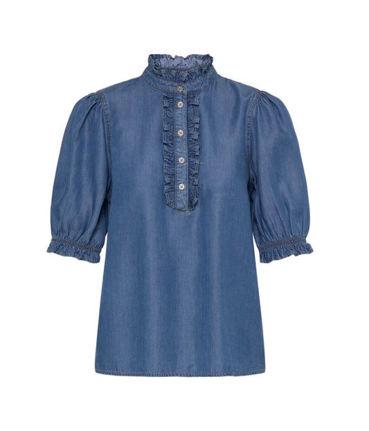 Isabella Denim Shirt | Mid Blue