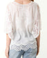 Sylvie Boho Top | White