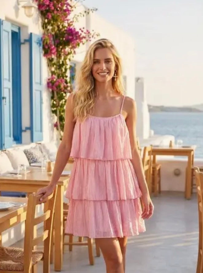 Birthday Beach Dress | Pink