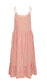 Poly Midi Stripe Dress