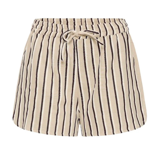 Polly Shorts | Black Stripe