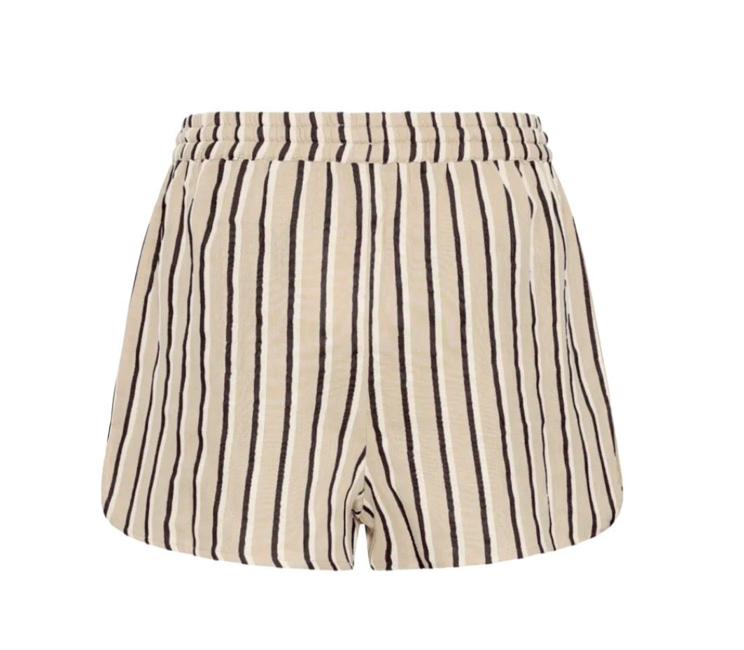 Polly Shorts | Black Stripe
