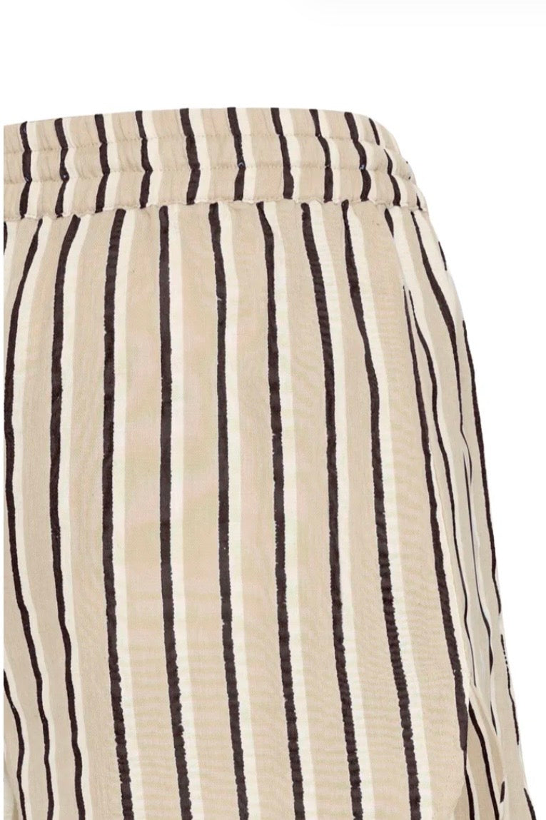 Polly Shorts | Black Stripe