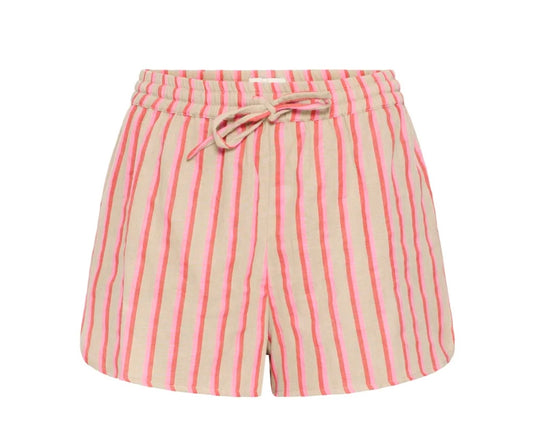 Polly Shorts | Pink  Stripe