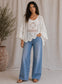 India Crochet Top | White