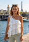 Rosie Frill Top | White