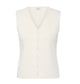 Lydia Knitted Slipover | Warm Cream