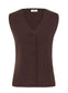 Lydia Knitted Slipover | Chocolate