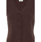 Lydia Knitted Slipover | Chocolate