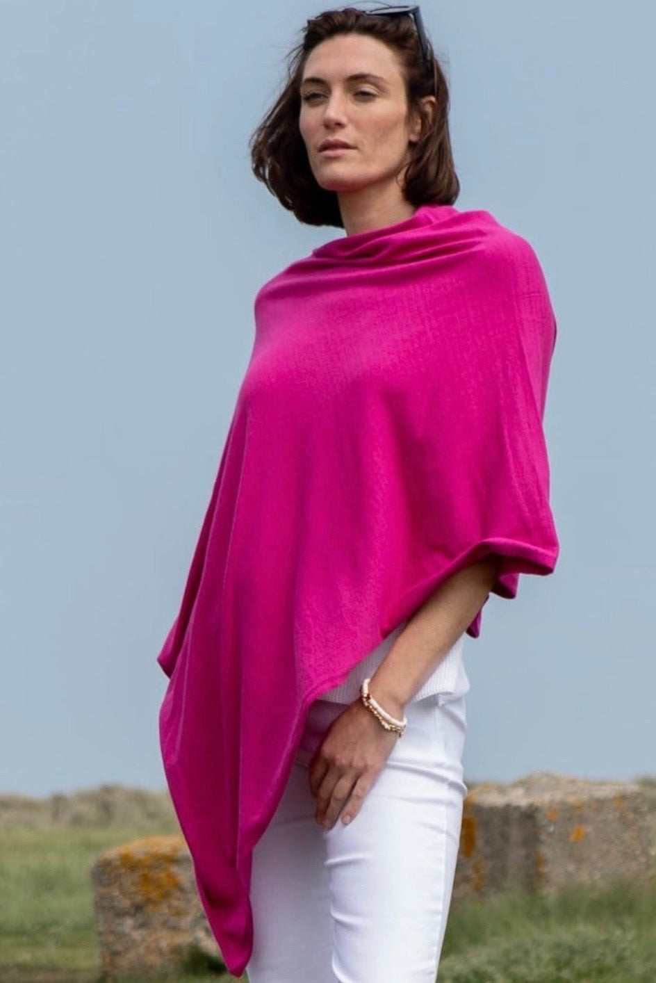 Perfect Poncho | Fuschia