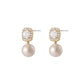 Mimi Pearl Earrings | Gold