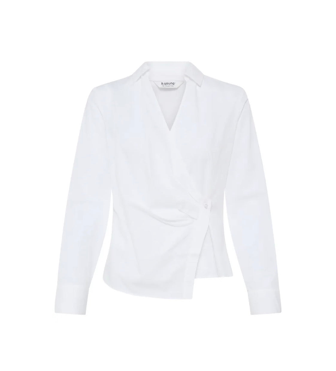 Helena Wrap Shirt | White