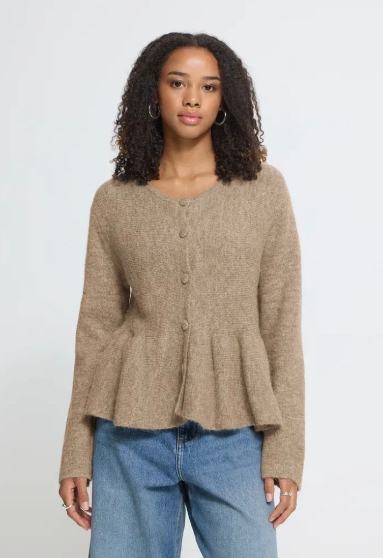Amara Cardigan | Taupe