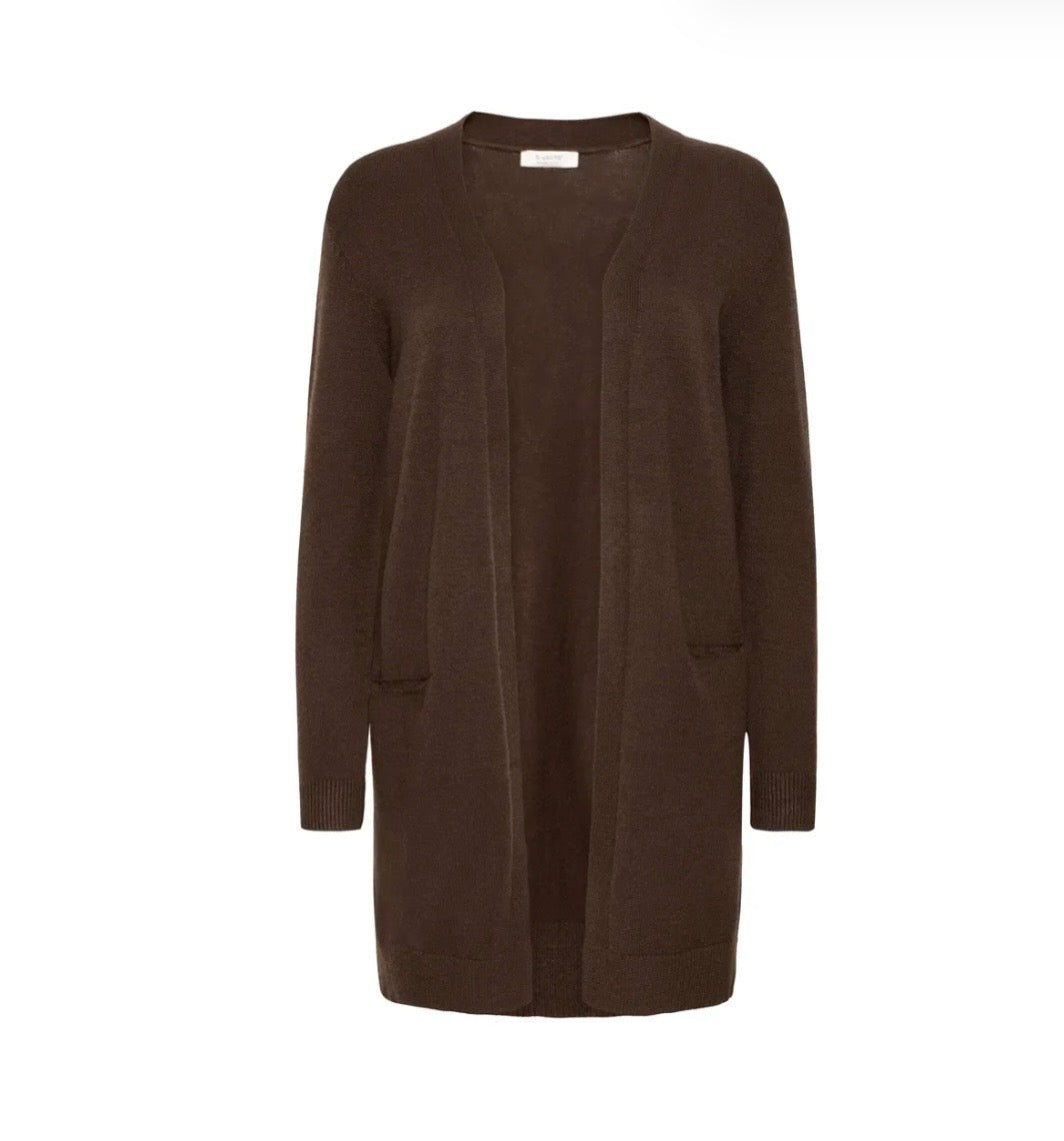 The Essential Cardigan | Chocolate