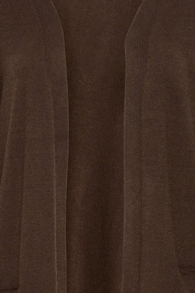 The Essential Cardigan | Chocolate