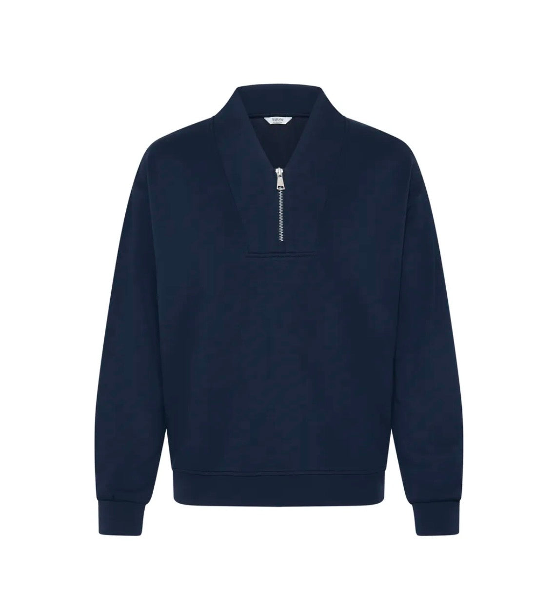 Lena Luxe Zip Sweatshirt | Navy