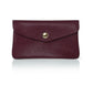 Kitty Leather Purse | Wine